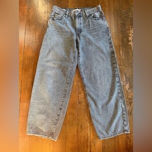 LEVI’S Gray Baggy Dad Boyfriend Jeans